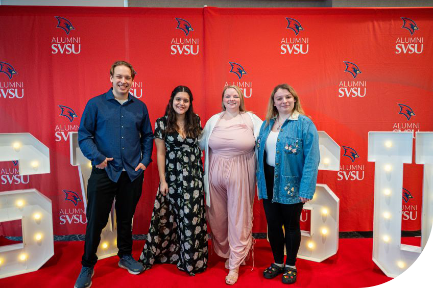 graduates celebrating at Senior Toast